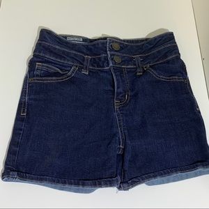 Cherokee high rise denim shorts